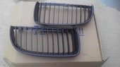 BMW E90 дорестайлинг черные решетки радиатора