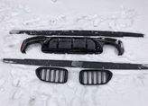 BMW G30 лезвия+ноздри+диффузор m5 look