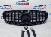 Mercedes W212 Решетка радиатора GT черная рест