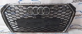 RS4 B9 2016- решетка радиатора с хромом  в S-line бампер 