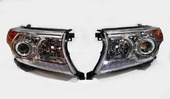 Toyota Land Cruiser 200 рестайлинг фары ксенон + Led Дхо